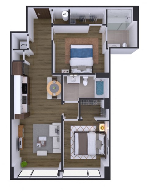 2 bedroom 2 bath I at Artline Apartments, Washington, Washington-DC